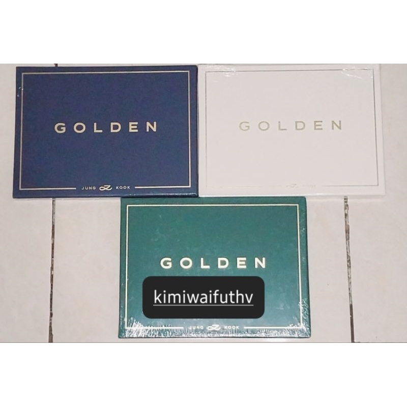 READY STOCK BTS JUNGKOOK GOLDEN JUNGKOOK SOLO ALBUM SEALED GOLDEN WEVERSE RANDOM VERSION PVC SET LUC
