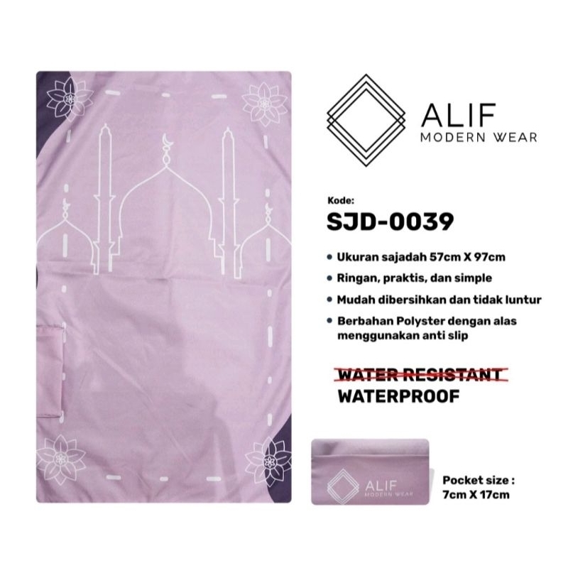 Preloved Sajadah Travel Alif