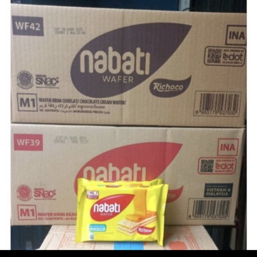 NABATI WAFER  - 1 dus - Coklat