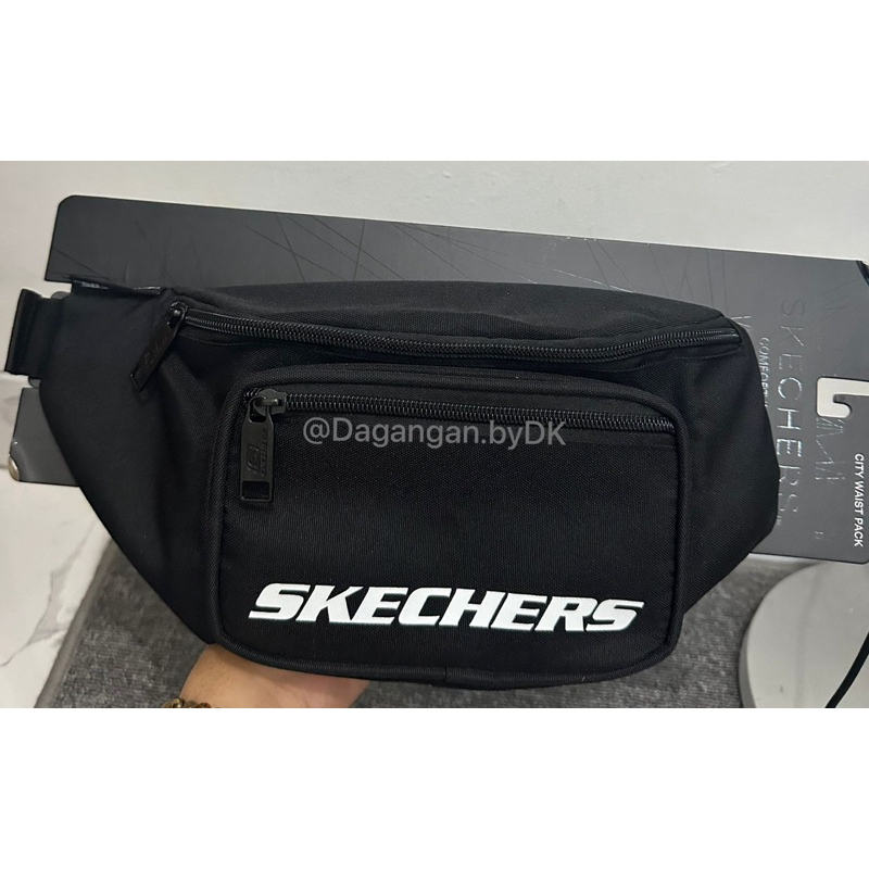 Tas Waistbag Skechers Original 100% Hitam {NEW}