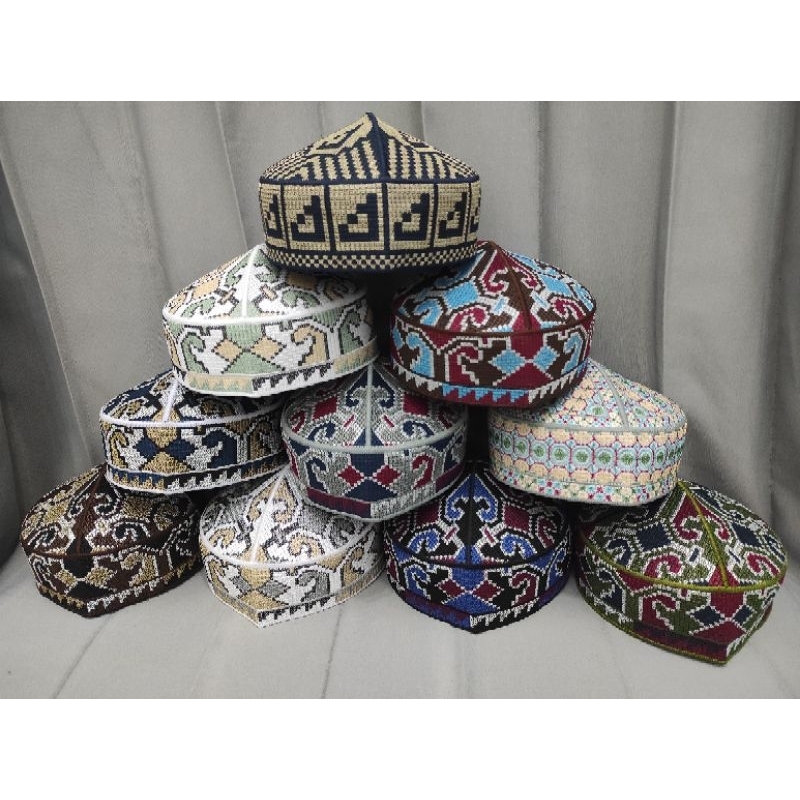 PECI PAKISTAN EXCLUSIVE / PECI FULL BORDIR / PECI PRIA / KOPIAH PAKISTAN  / songkok grosir / peci ha