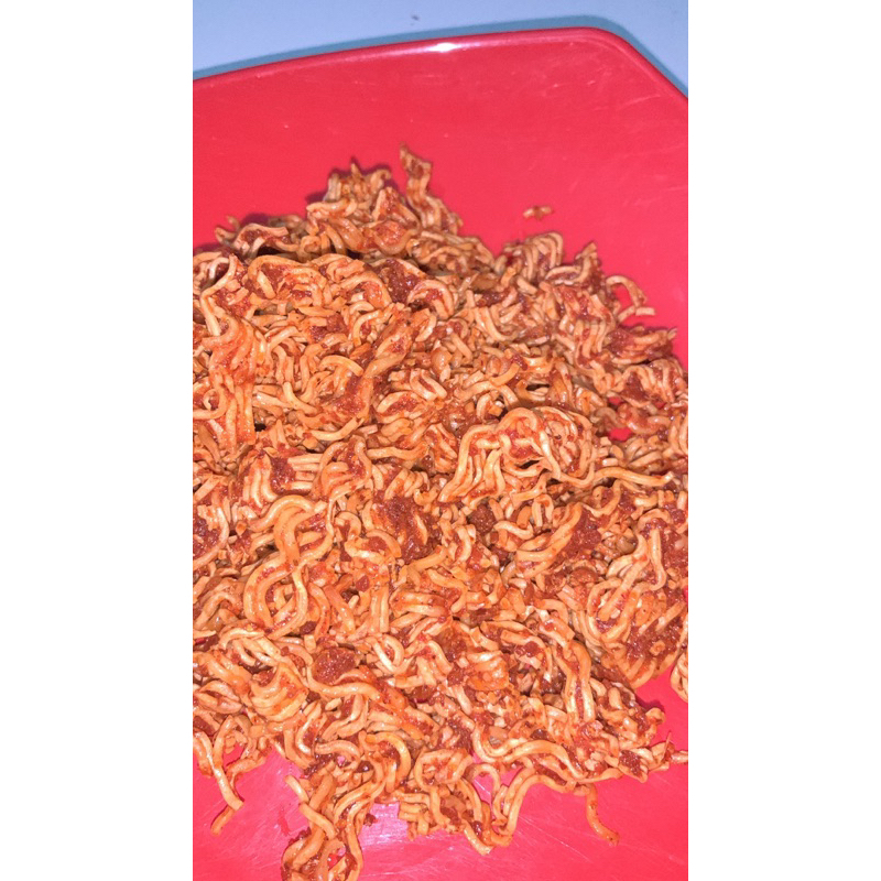 

mie kering pedas