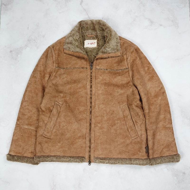 Vintage Suede Carters Fur Jacket