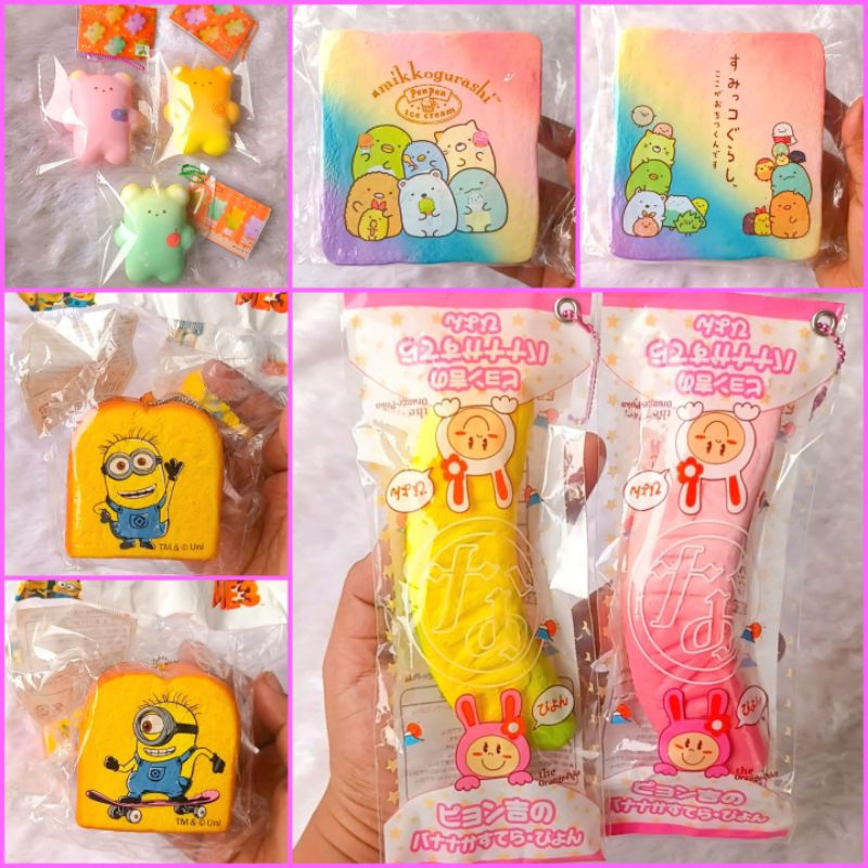 FLASH SALE SQUISHY MURAH BARU SUMIKKO GURASHI, DISNEY, GACHAPON, JDREAM, IBLOOM DLL