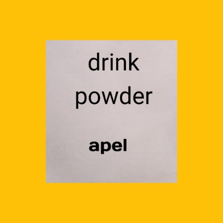 

Ready drink powder aApel Q38