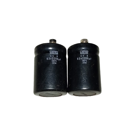 1set Elko NIPPON CHEMI-CON 63V 2200uf Elko AUDIO 63V 2200UF ORI JAPAN