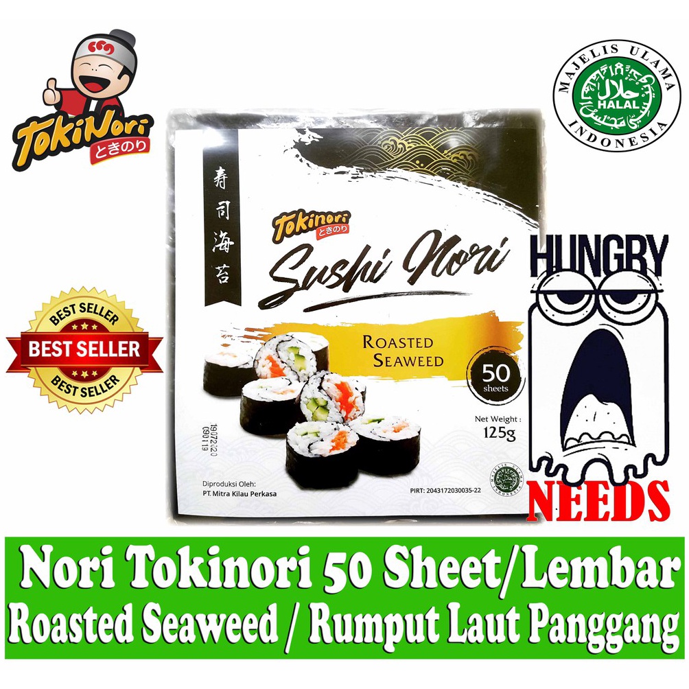

Harga Promo TOKINORI SUSHI NORI 5 SHEET LEMBAR RUMPUT LAUT PANGGANG ROASTED SEAWEED A96