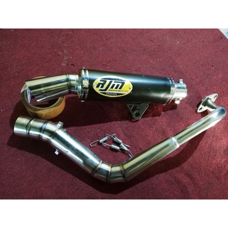knalpot racing #SAMLONG RJM untuk motor suzuki spin 125 skydrive skywave hayate suara fullbass