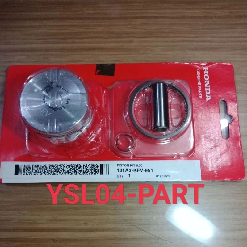 PISTON STANDAR KFV PISTON KIT HONDA LEGENDA REVO 100 SUPRA FIT NEW ORI