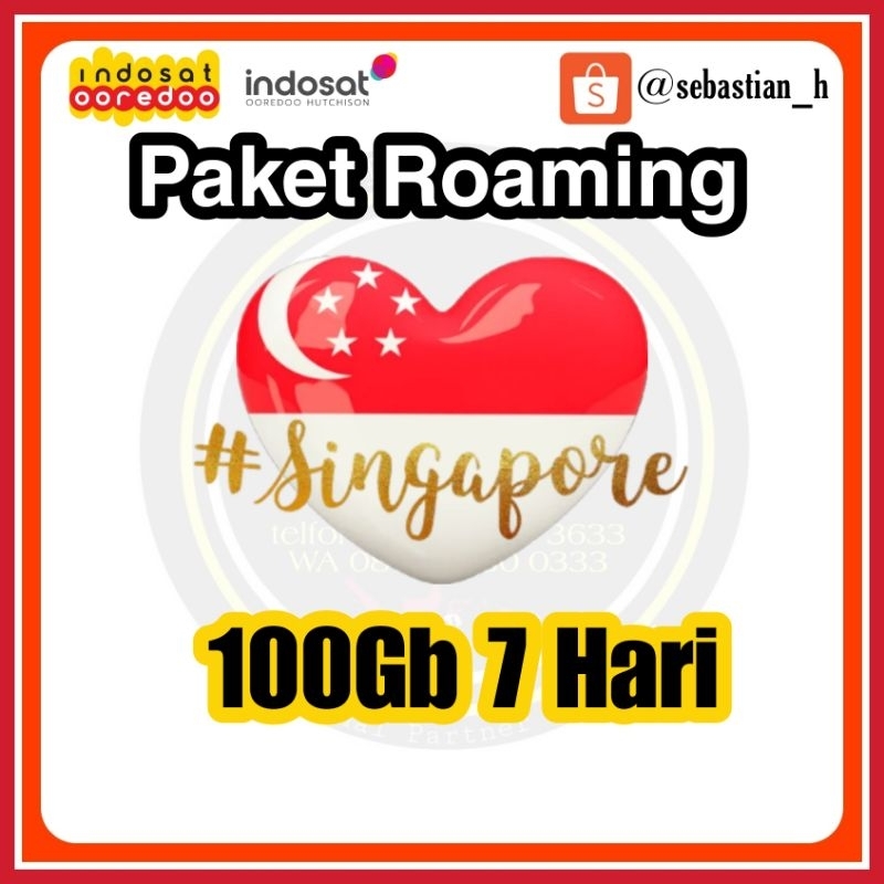 Paket internet Singapura Roaming Singapura Indosat IM3