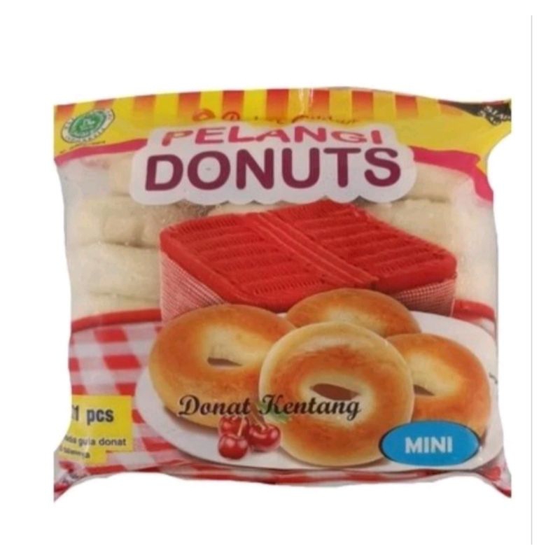 

Pelangi Donuts Kentang Mini Isi 21