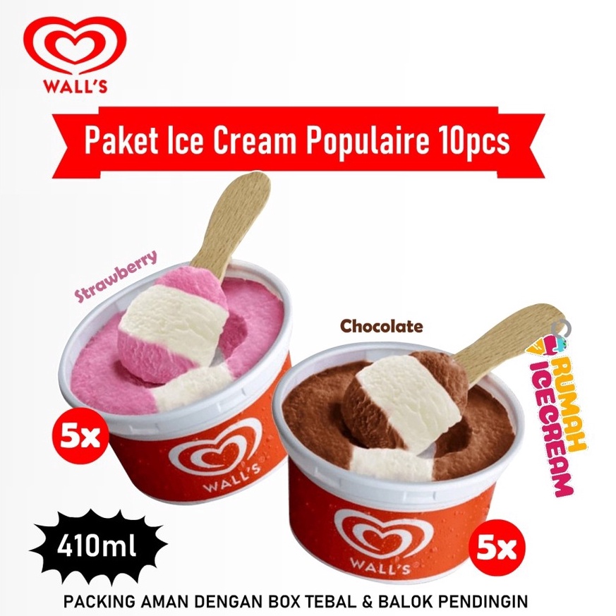 

FLASH SALE Paket Es Krim Walls Populaire 1pcs