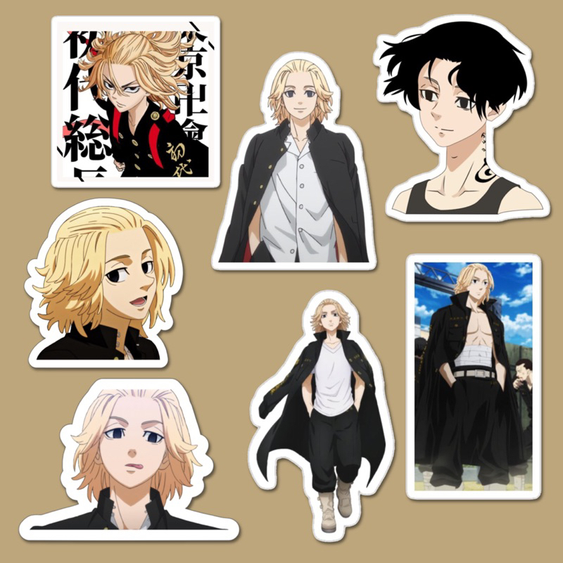 Sticker Anime Tokyo Revengers Mikey Sano Manjiro Draken Mitsuya Takemichi Baji keisuke chifuyu Toman