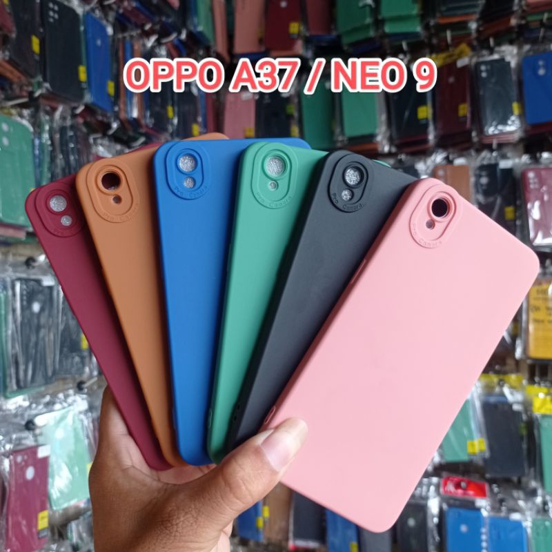 SILIKON / CASING HP  OPPO A37 / NEO 7 / A37F SOFT CASE  MACARON PRO CAMERA FULL KARET