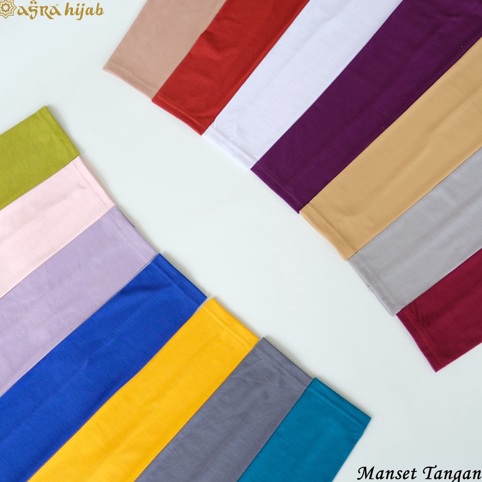 FREE ONGKIR Manset Tangan Tebal Premium Manset Tangan Wanita 1 Pasang Bahan Kaos Rayon  merk ASRA HI