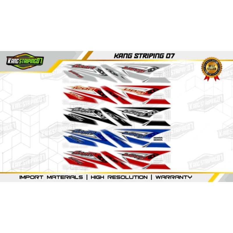 striping beat karbu transparan icon mata