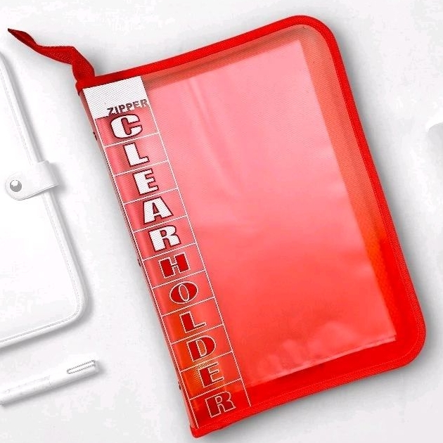 

Map Dokumen Folio Warna-Warni Resleting Isi 10 , 20 , 40 , 60 lembar/Map Plastik Dokumen/Zipper Clear Holder/GROSIR/Clear Holder Merah / Map Merah