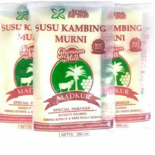 

READY STOK Bekasi Susu Kambing Cair Murni Segar Fresh Organik MADKUR ETAWA