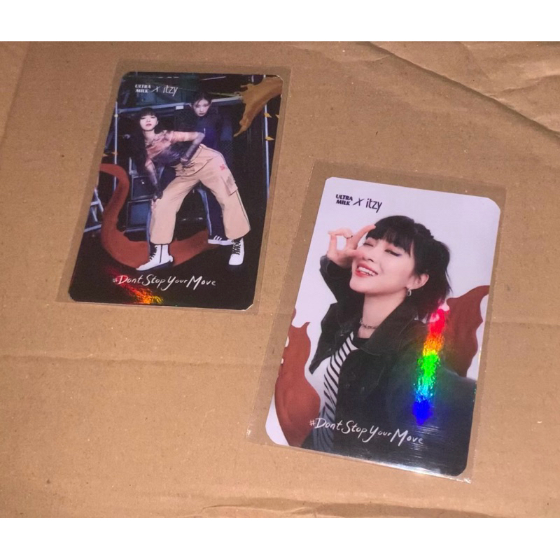 READY PHOTOCARD ULTRAMILK RYUJIN ITZY SELCA CHAERYEONG RYUJIN ITZYKONSEP ULTRAMILK OFFICIAL NOMINUS|