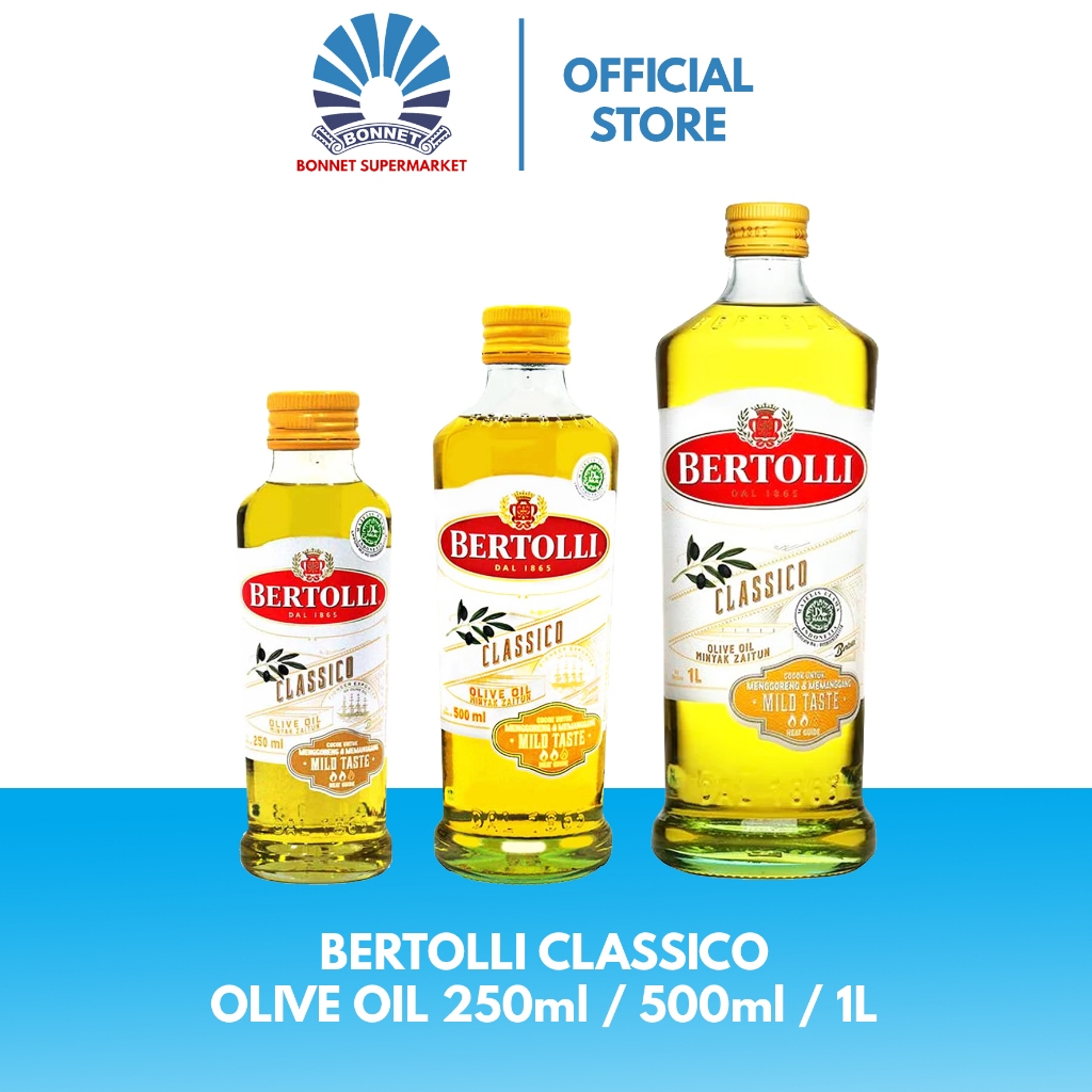 

Bertolli Olive Oil Classico 250ml / 500ml / 1 Liter