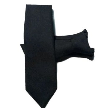 dasi hitam -dasi instan -dasi polos hitam