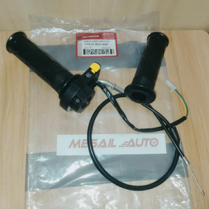 RUMAH GAS SET KEV GRIP HANDPAD SAKLAR KANAN KABEL GAS SUPRA X LAMA SUPRA FIT LAMA KUALITAS TERJAMIN