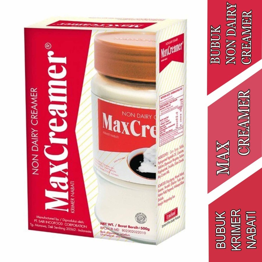 

Non Dairy Creamer - Max Creamer Powder - Krimer Bubuk Nabati - 500gr