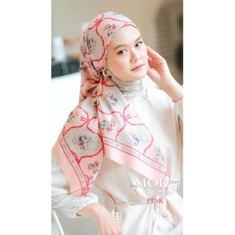 MORI Series KIBO Hijab - Warna Pink