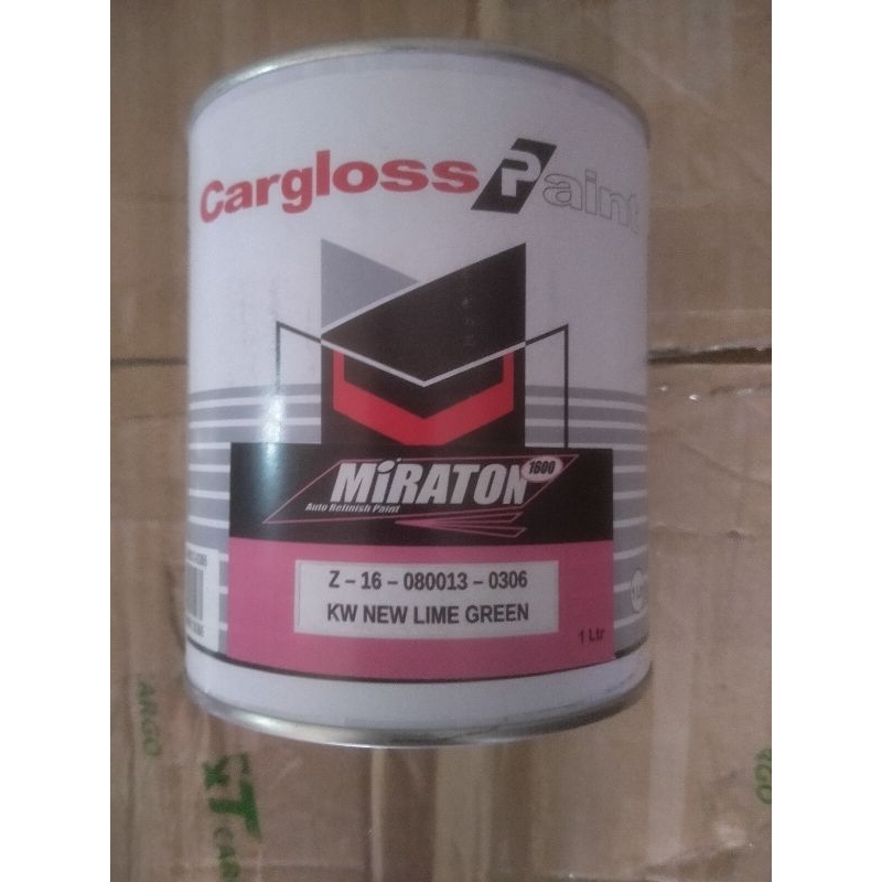 cat cargloss miraton new lime green original kawasaki ( 200ml )