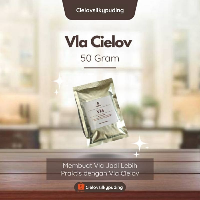 

vla vanila cielov 50 gram | vla bubuk instan | fla instant 50 gr