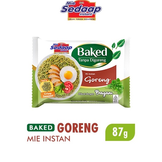 

VJFH8852 COD NEWPRODUCT Sedaap Mie Instan Baked Goreng 87gr x5