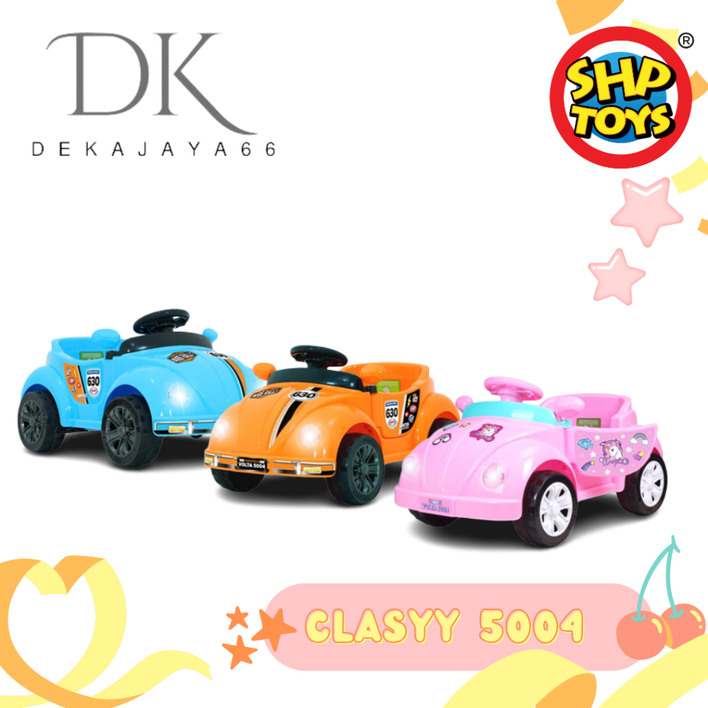 Maenan Anak Ride On Toys Mobil Aki Classy & Fun - VOLTA 5004 - SHP Toys kado Mainan anak termurah