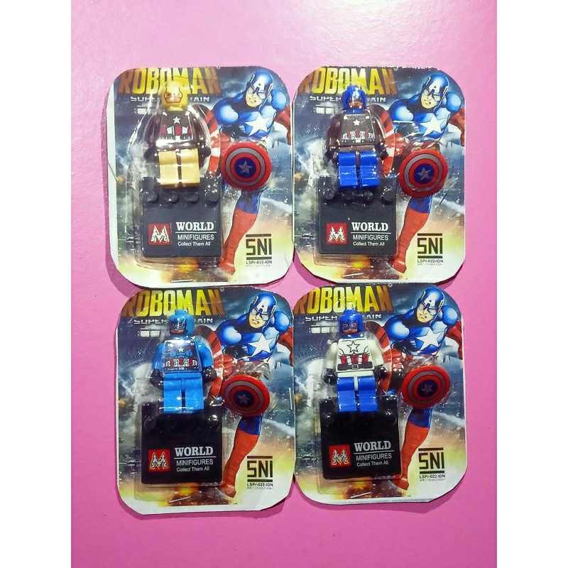 Mainan Lego Roboman Captain America Super Captain