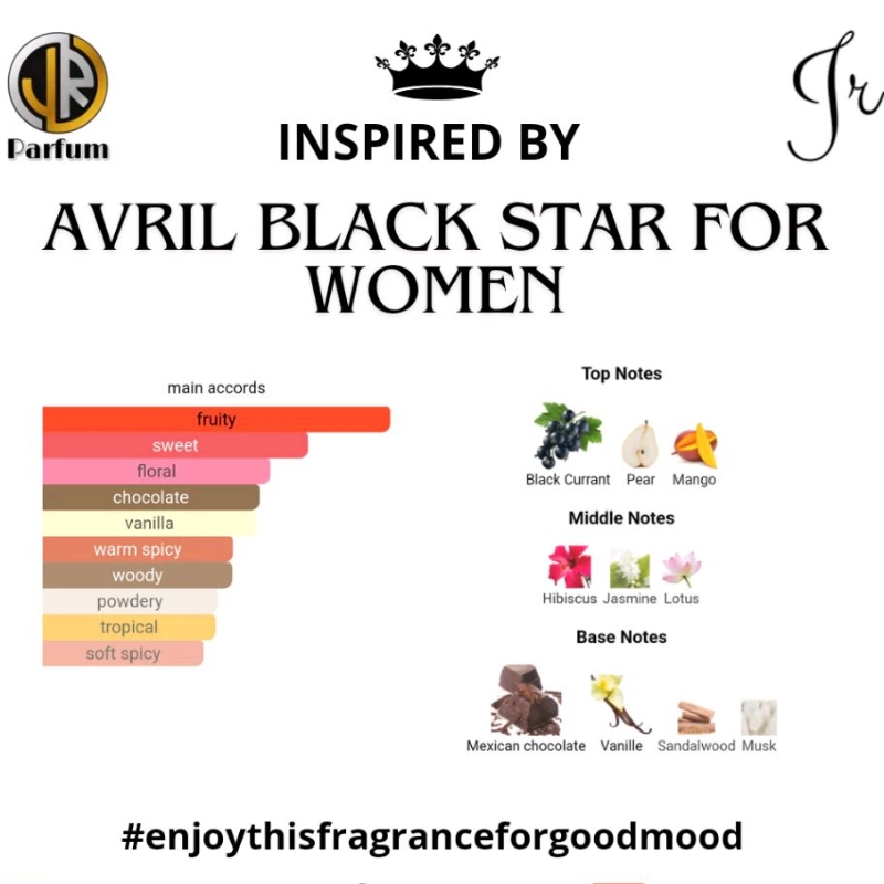 JR Parfum - Avril Black Star for Women