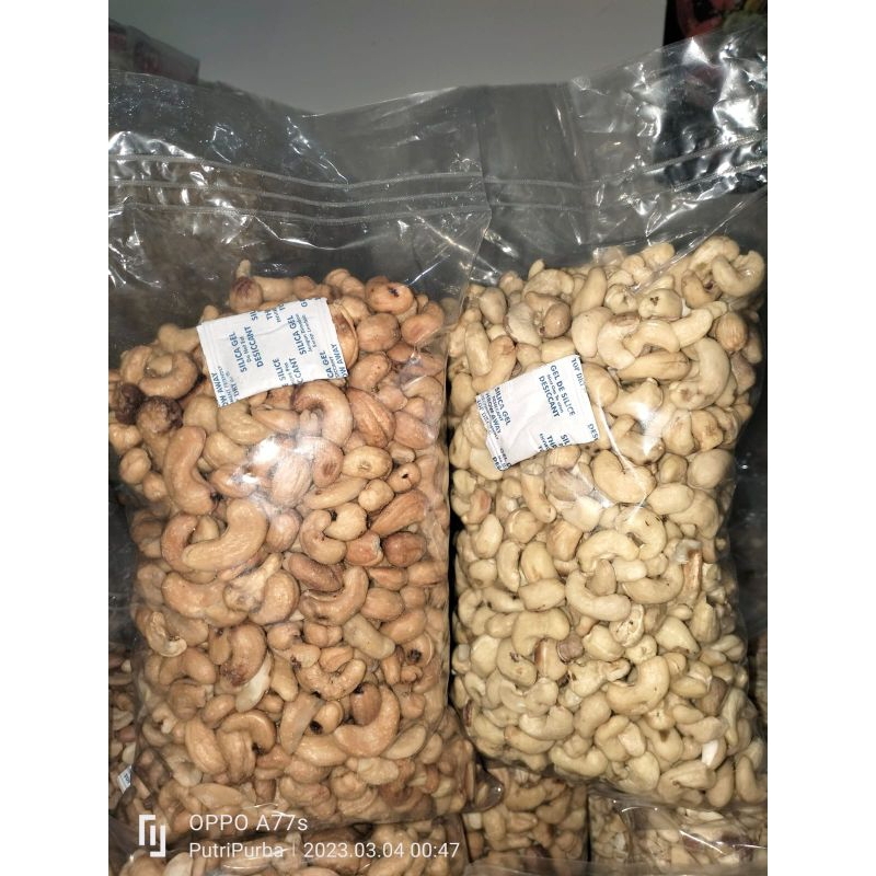 

kacang mete Sulawesi utuh mentah 1kg