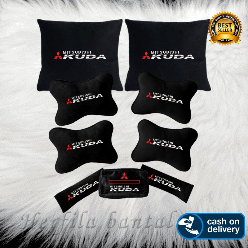 BANTAL MOBIL MITSUBISHI KUDA AKSESORIS INTERIOR MOBIL MITSUBISHI KUDA BANTAL LEHER BANTAL PINGGANG