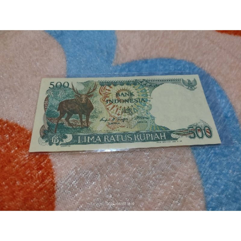 Uang Kuno 500 Rupiah Menjangan Rusa