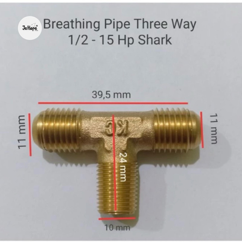 Triway breating pipe kompresor 1/2pk-10pk