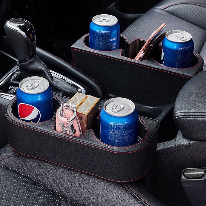 Front Seat Car Organizer Premium Rak Samping Mobil Gap Storage Kursi Jok Mobil Botol Gelas Multifung