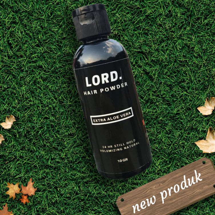 HHCY6274 Penjualan TerbaikCOD Lord Hair Powder Extra Aloe Vera Hair Styling Powder Pomade Rambut Per