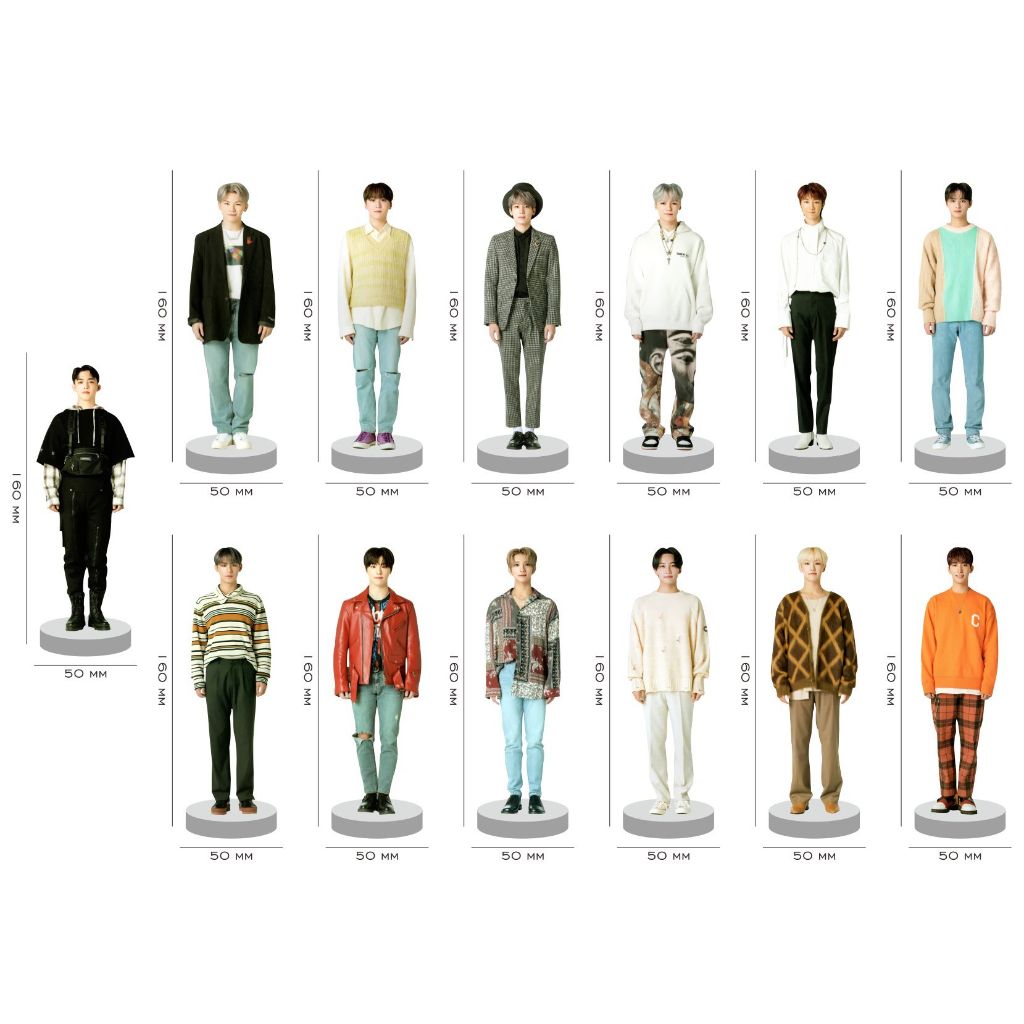 Stand Figure Akrilik Seventeen Season Greeting