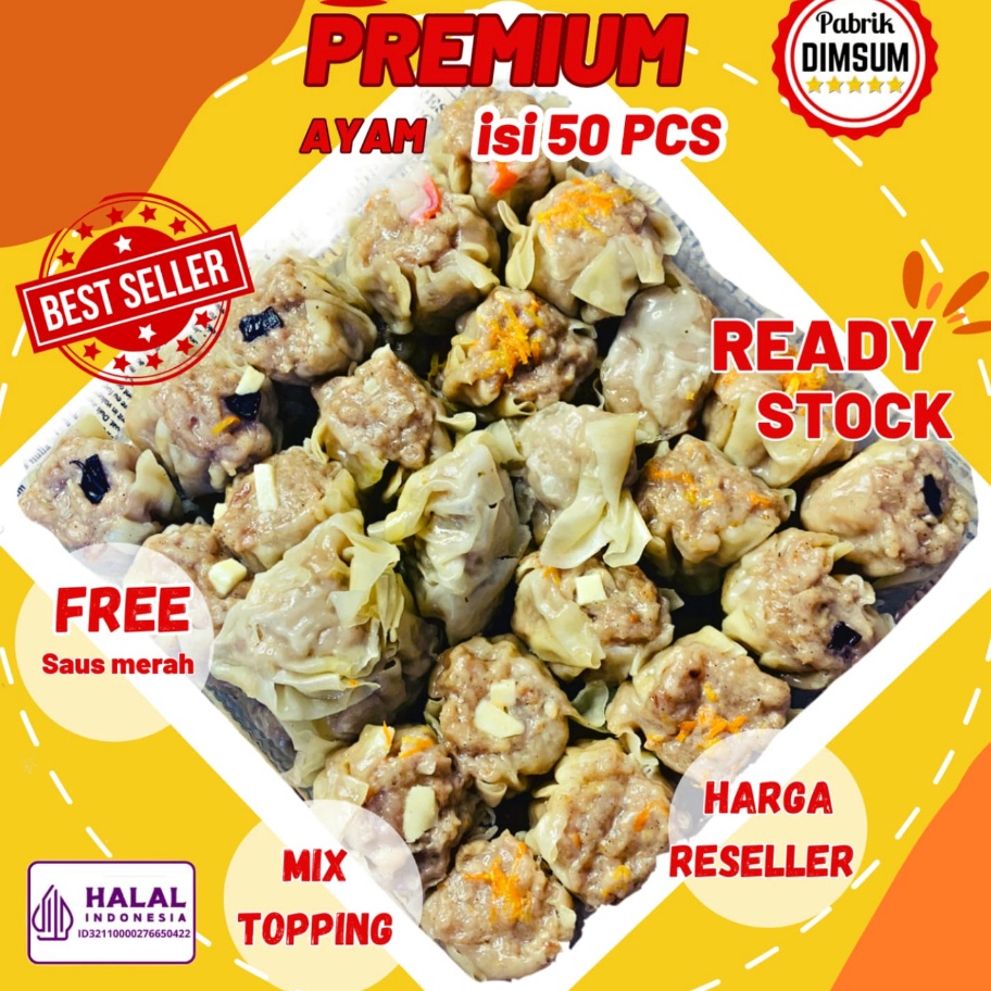 

TMJZ3139 99 BRANDS FESTIVAL Dimsum Halal isi 5 pcs Sudah Termasuk Saos PREMIUM