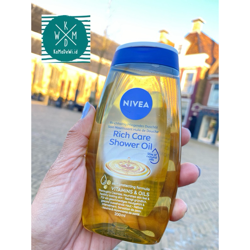 (New Packaging) Nivea Shower Oil Original Import Belanda