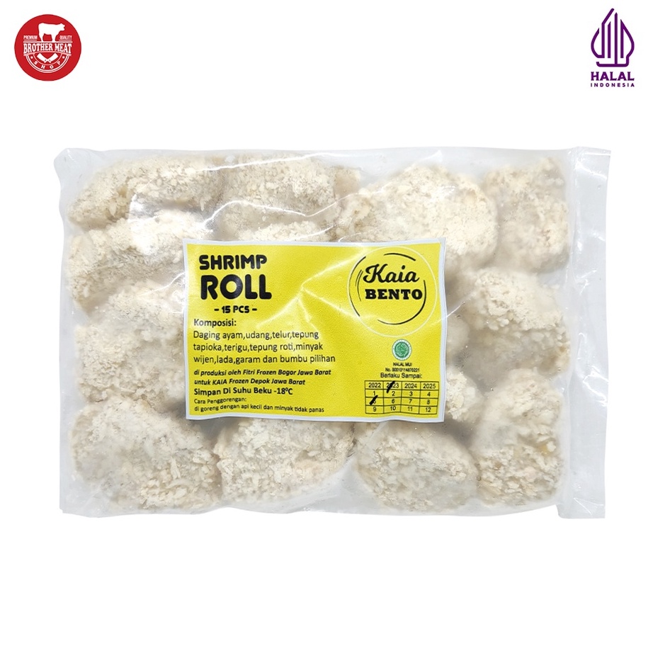 

PMSZ848 MEGA SALE Shrimp Roll Frozen Olahan Seafood Halal