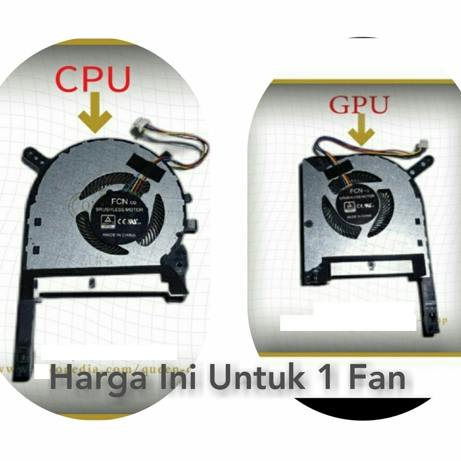 FAN KIPAS ASUS ROG Strix Tuf 6 FX505 FX505G FX505GE FX505GD ORIGINAL