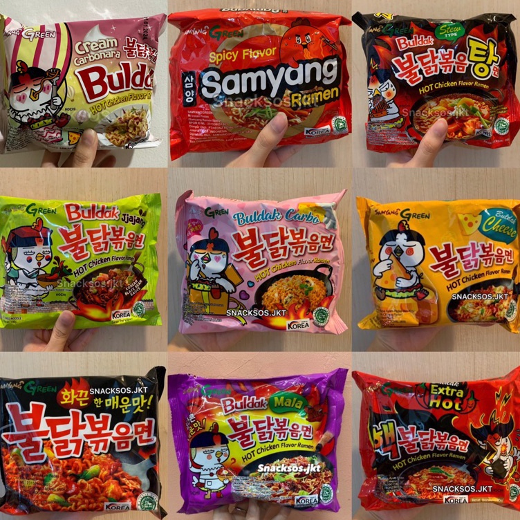 

FYPC849 DISKON BPOM RI ML SAMYANG NUCLEAR EXTRA HOT CHEESE CREAMY CARBONARA CARBO MALA JJAJANG STEW HOT CHICKEN HALAL MUI