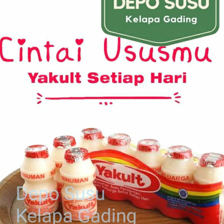 

KVQS2437 TERMURAH Yakult Drink minuman Prebiotik Susu Fermentasi Yogurt Yoghurt Segar Fresh Probiotic