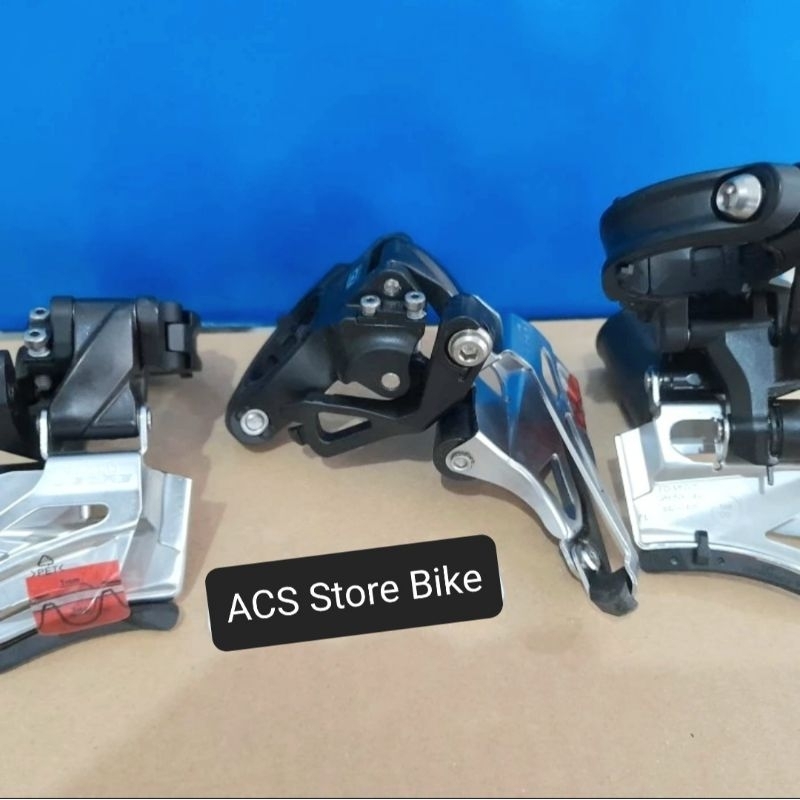 FD SHIMANO DEORE DOUBLE M6025 H JAPAN OPERAN GIR DEPAN SEPEDA ORIGINAL