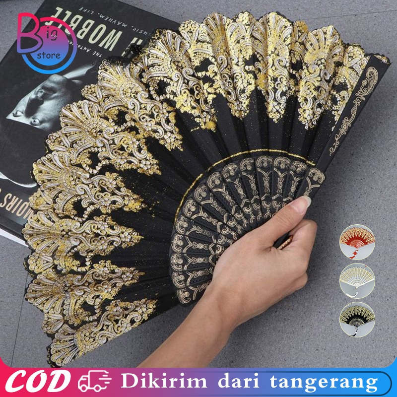 Kipas Lipat Cina Kuno Kipas Tangan Lipat Kipas Souvenir Tari Kipas Nari Kipas Tangan Lipat