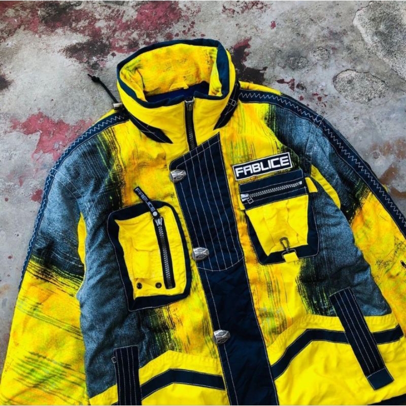 FABLICE Jacket Vintage Champion Team Ski Wear Jaket Snowboard Outdoor Preloved Second
